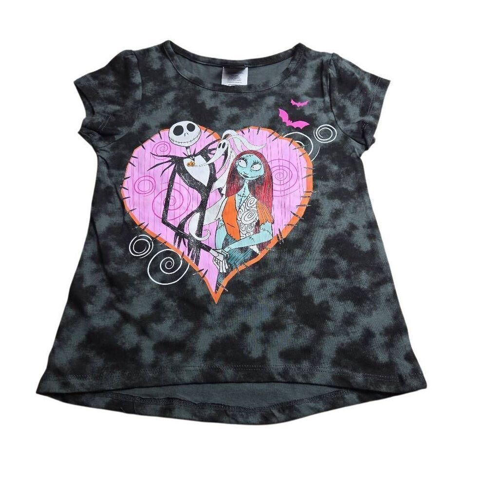 Nightmare Before Christmas Jack and Sally shirt S6/6X Halloween